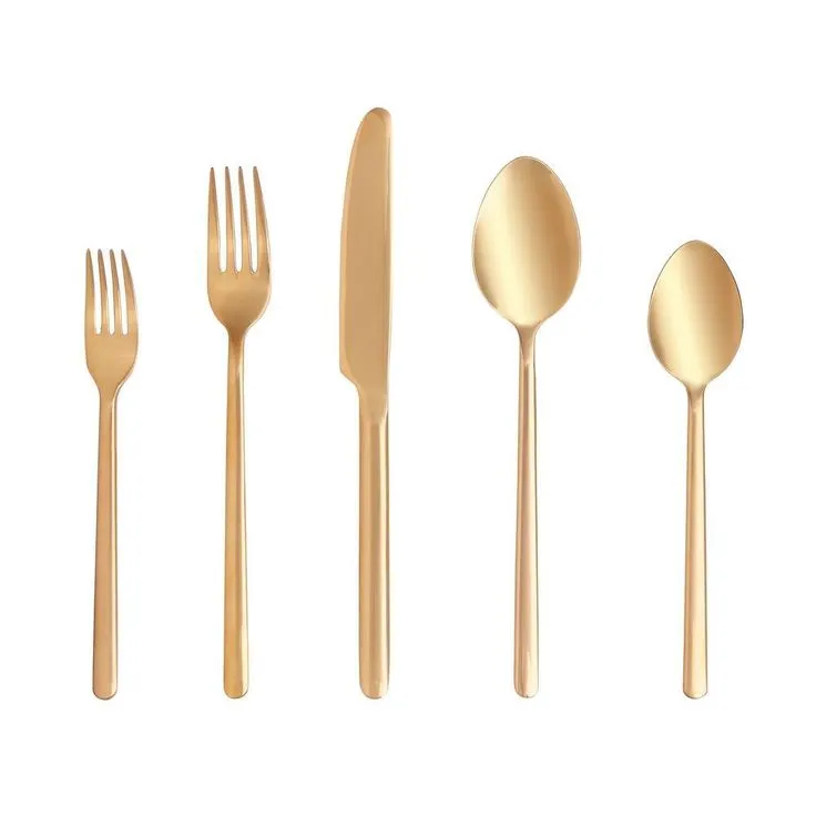 Brenner 40-Piece Stainless Steel 18/0 with Copper Finish Flatware Set (Service for 8), photo 10 of 14