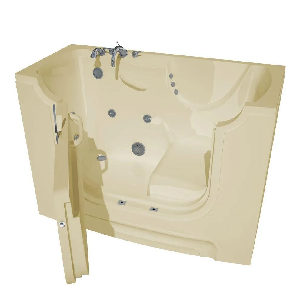Universal Tubs Nova Heated Wheelchair Accessible 5 ft. Walk-In Whirlpool Bathtub in White with Chrome Trim, photo 11 of 19