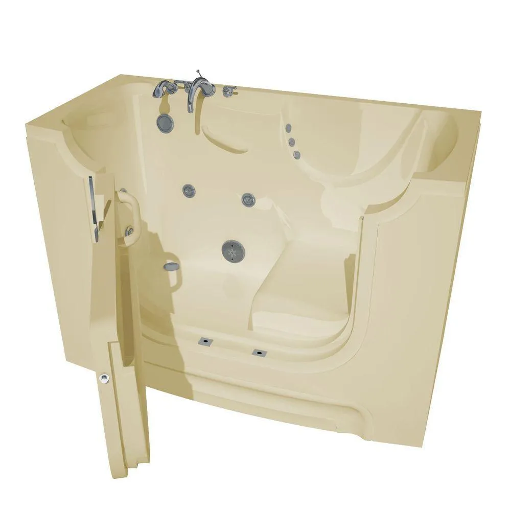Universal Tubs Nova Heated Wheelchair Accessible 4.5 ft. Walk-In Whirlpool Bathtub in White with Chrome Trim, photo 10 of 19