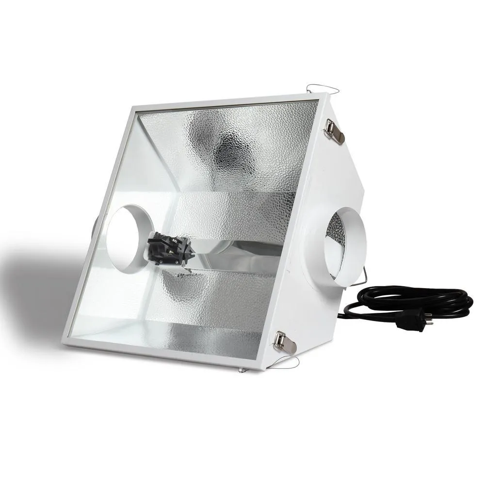 Double Ended Large Air Cooled with 6 in. Duct and Glass Panel Grow Light Reflector for up to 1000-Watt, photo 3 of 4
