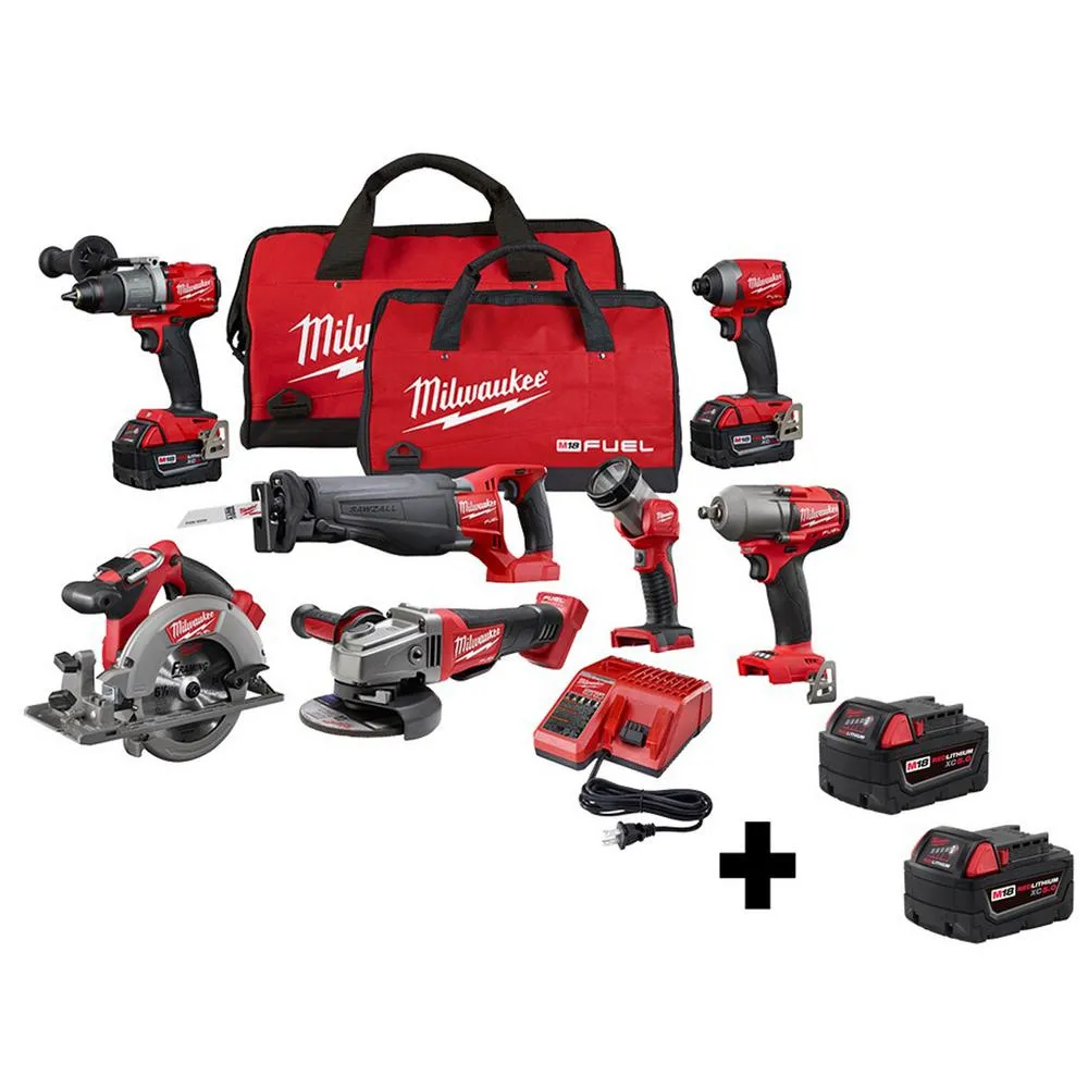 M18 FUEL 18-Volt Lithium-Ion Brushless Cordless Hammer Drill and Impact Driver Combo Kit (2-Tool) with Two 5Ah Batteries, photo 23 of 34