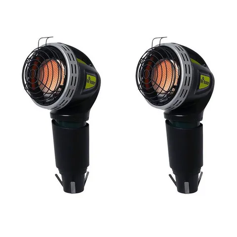 4000 BTU Propane Portable Golf Cart Cup Holder Heater (2 Pack)