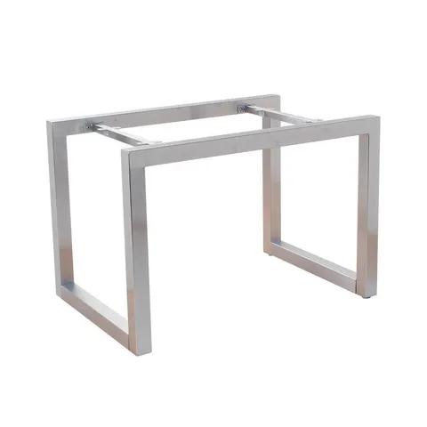 Alta Medium Satin Chrome Display Table Frame Only