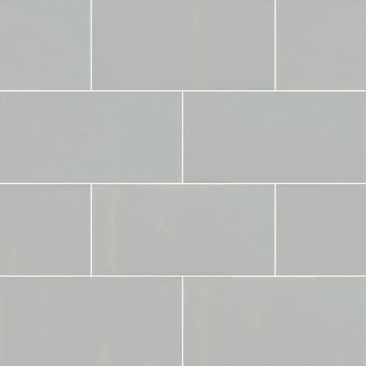 MSI Gray 3 in. x 6 in. Glossy Ceramic Gray Subway Tile (1 sq. ft. / case), photo 2 of 8