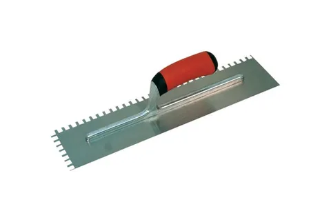 4-1/2 in wide · 11 in long Steel Notched Trowel, Square 1/4 in. Notch