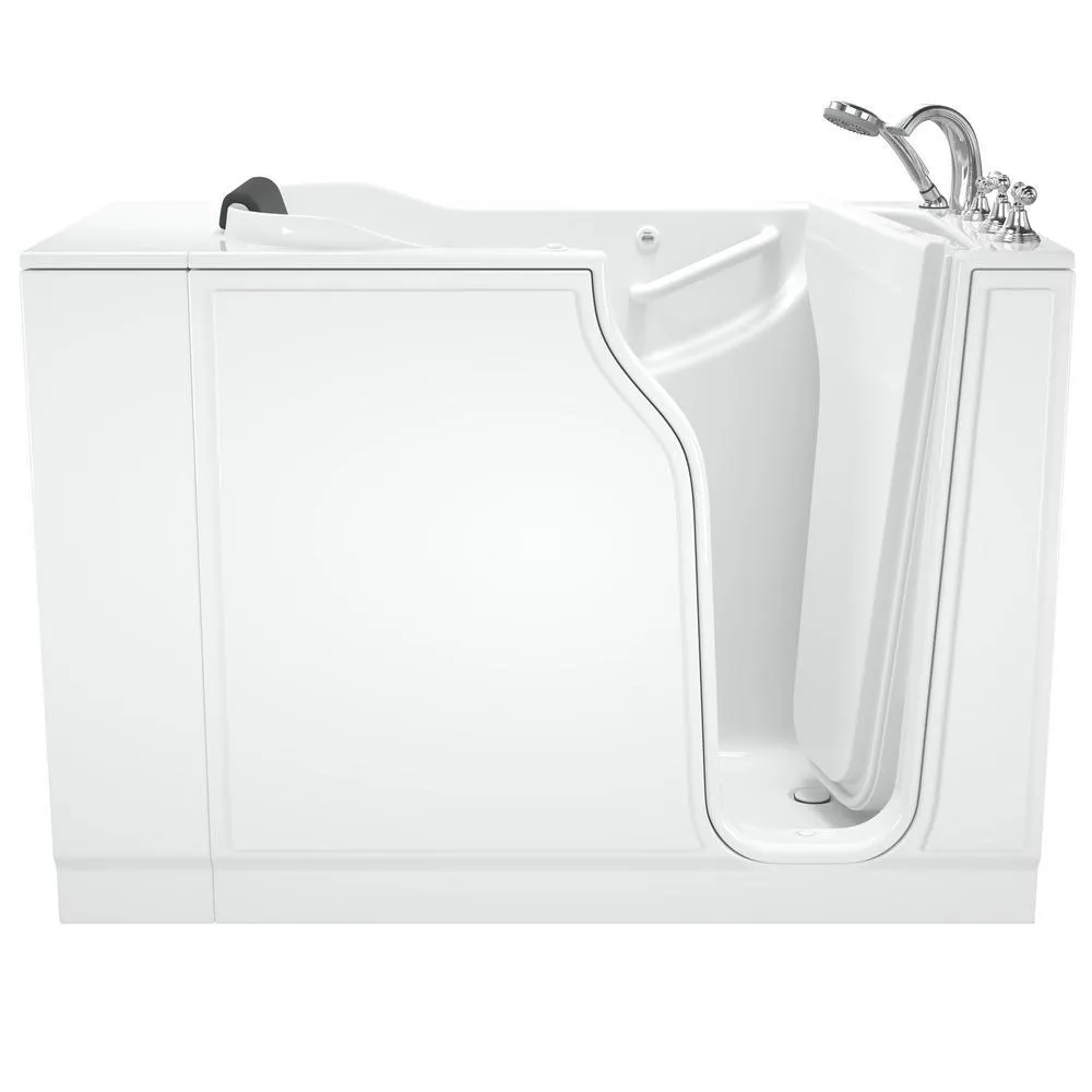 Gelcoat Premium Series 52 in. Right Hand Walk-In Air Bathtub in White, photo 4 of 16