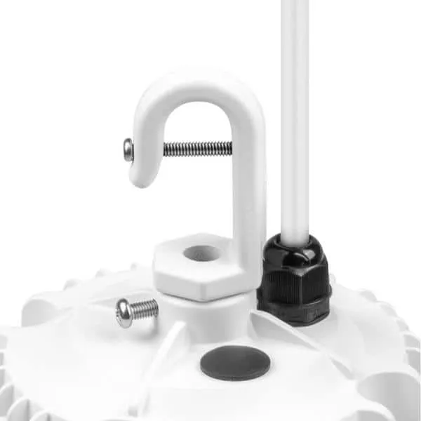 Commercial Electric 11 in. White Integrated LED Low Bay Light with Uplight, at 9000 Lumens, 5000K Daylight, photo 7 of 7