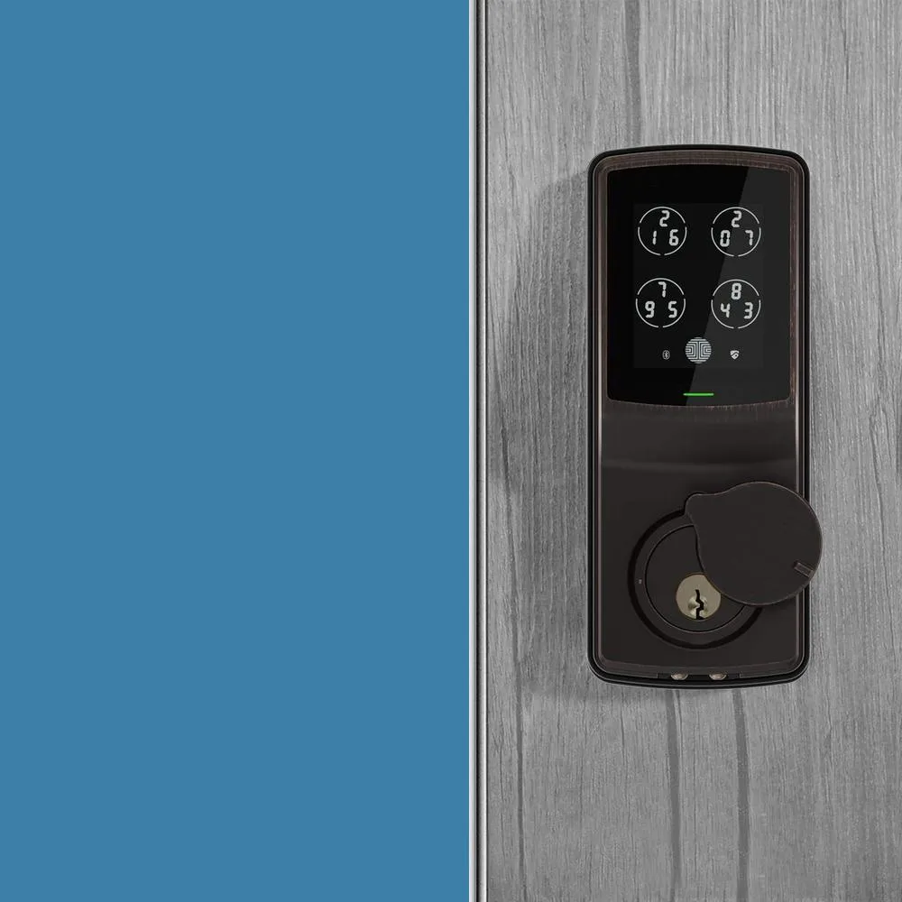 Lockly Secure Venetian Bronze Single-Cylinder Smart Alarmed Lock Deadbolt with Keypad, Bluetooth and Discrete PIN Code Input, photo 7 of 8