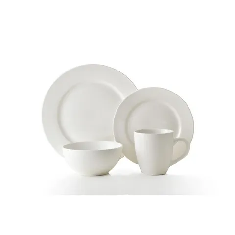 Basic White Stoneware Dinner Plate (Set Of 8)