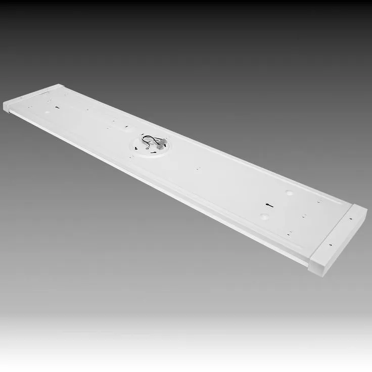 Commercial Electric 48 in. x 10 in. 4200 Lumens White End Caps Integrated LED Panel Light Selectable CCT Kitchen Lighting, photo 9 of 11