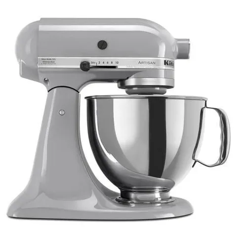 5-Quart 10-Speed Chrome Residential Stand Mixer