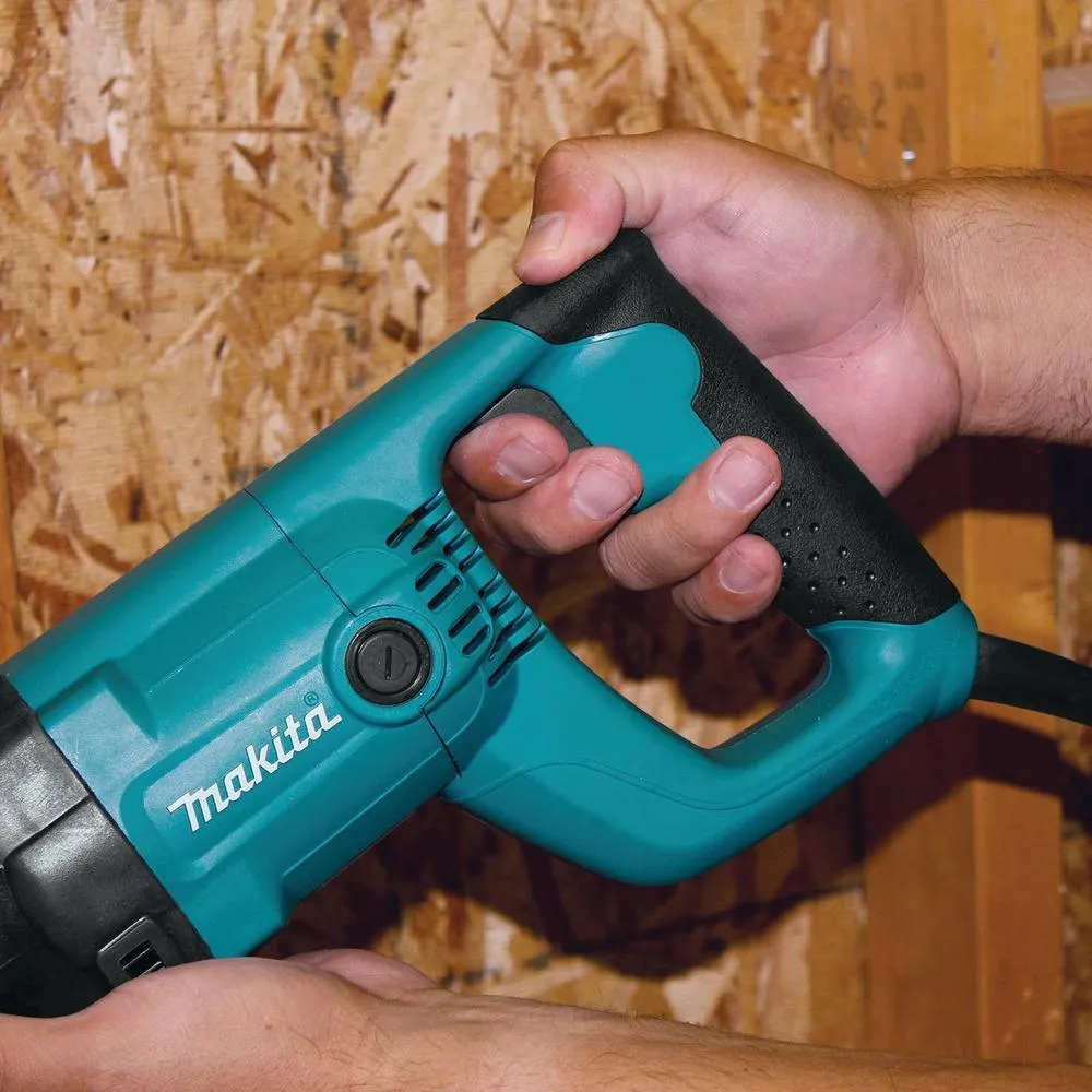 11 Amp Corded Variable Speed Reciprocating Saw With Wood Cutting Blade, Metal Cutting Blade and Hard Case, no lock-on, photo 6 of 15