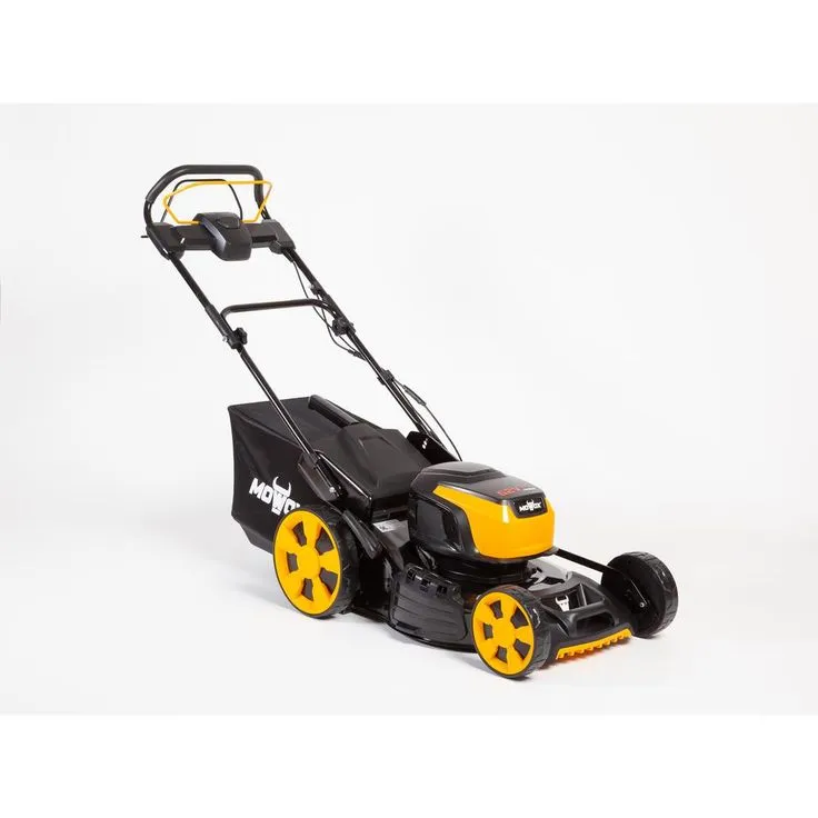 MOWOX 19 in. 62-Volt, 2-n-1 RWD Self Propelled Cordless High Wheel Walk Behind Mower with 4 Ah Lith-ion Battery and Charger, photo 6 of 6