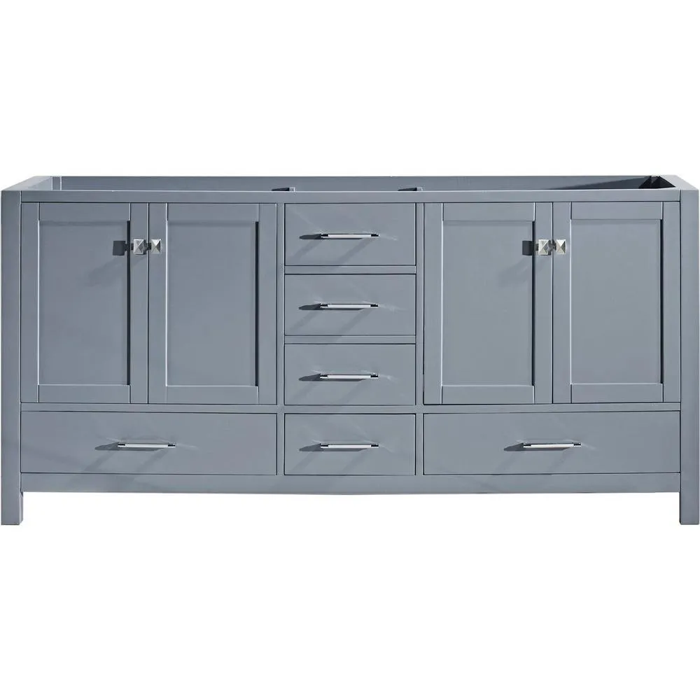 Caroline Avenue 48 in. W Bath Vanity Cabinet Only in Gray, photo 16 of 24