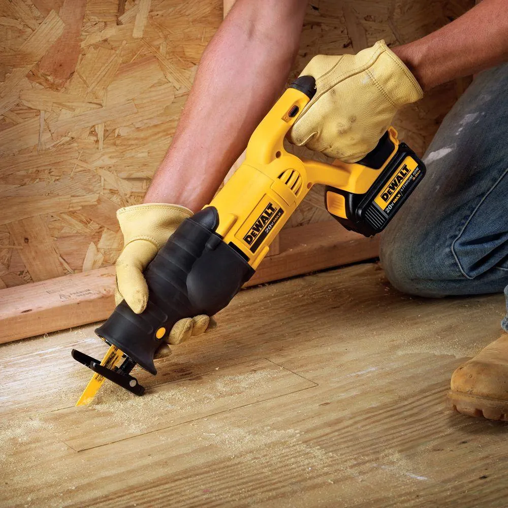 DEWALT 20-Volt MAX Li-Ion Cordless Reciprocating Saw (Tool-Only) with 20-V Max Li-Ion Starter Kit with 4.0 Ah Battery & Charger, photo 13 of 13
