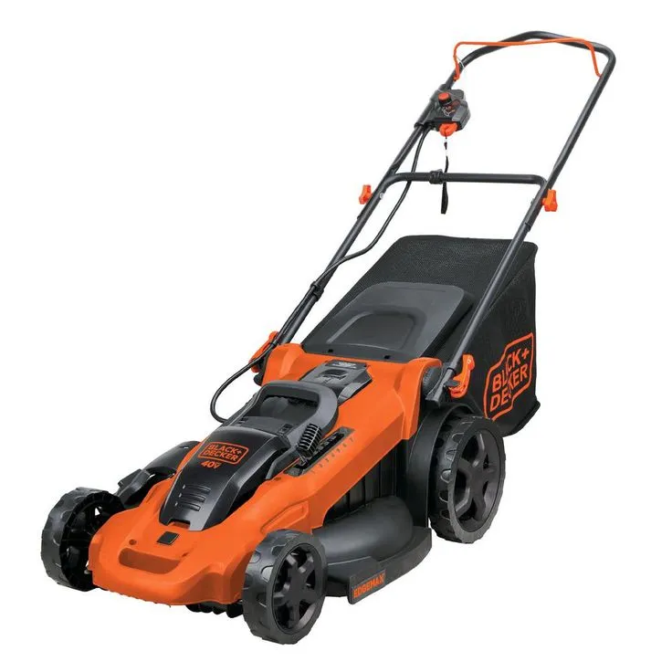 BLACK+DECKER 20 in. 40V MAX Lithium-Ion Cordless Walk Behind Push Mower with (2) 2.0Ah Batteries and Charger Included, photo 2 of 10