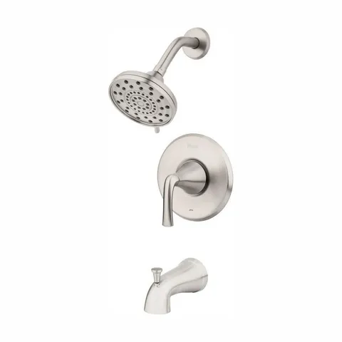 Ladera Single-Handle 3-Spray Tub and Shower Faucet in Spot Defense Brushed Nickel