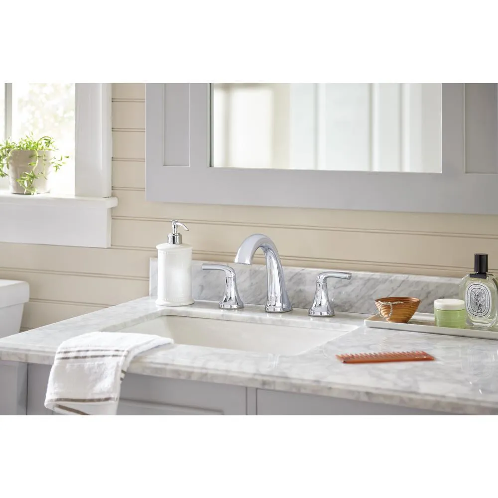 Pfister Ladera 8 in. Widespread 2-Handle Bathroom Faucet in Polished Chrome, photo 12 of 16