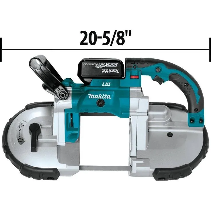 Makita 18-Volt LXT 5.0Ah Lithium-Ion Cordless Portable Band Saw Kit with bonus 18-Volt LXT Lithium-Ion Battery Pack 5.0Ah, photo 2 of 8