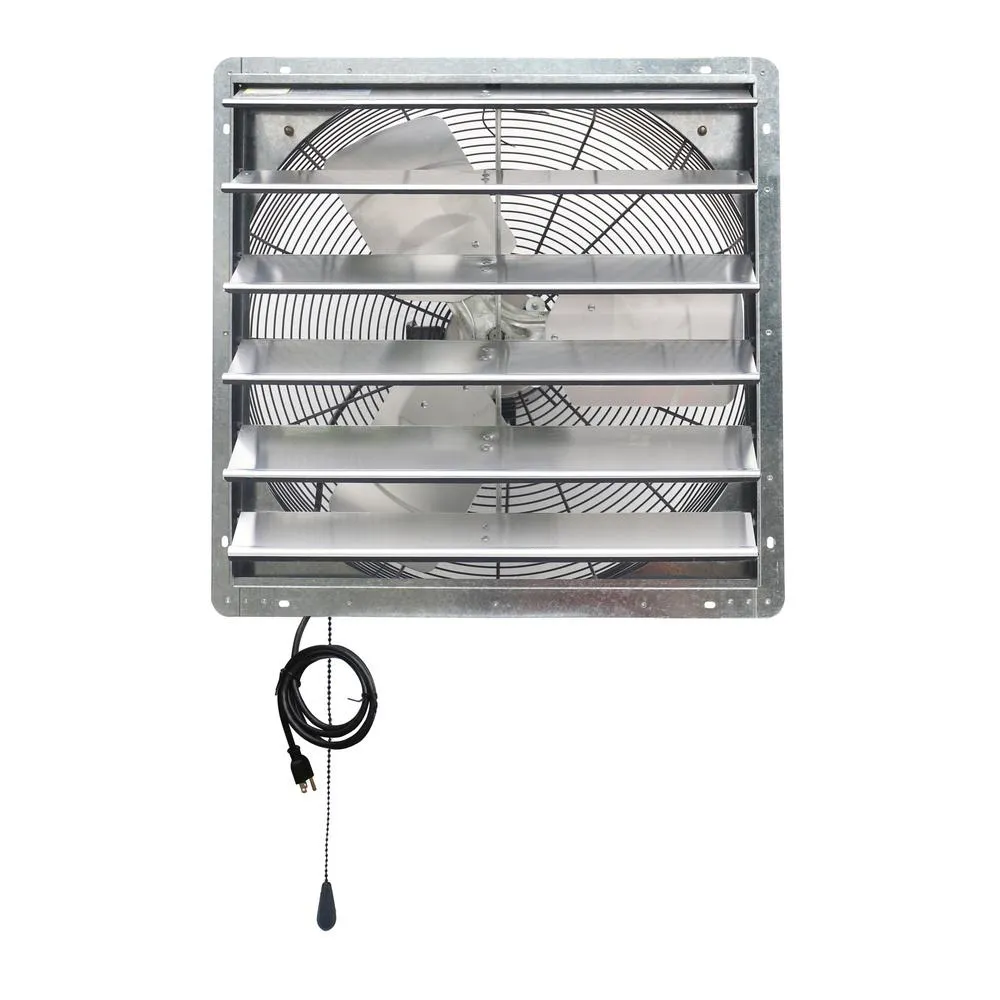 iLIVING 5088 CFM Silver Electric Powered Gable Mount Shutter Fan/Vent, photo 10 of 10