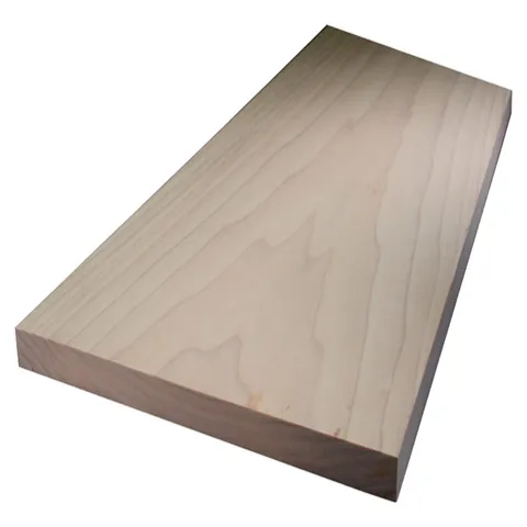 1 in thick · 12 in wide · 4 ft long Poplar Lumber, Clear Grade