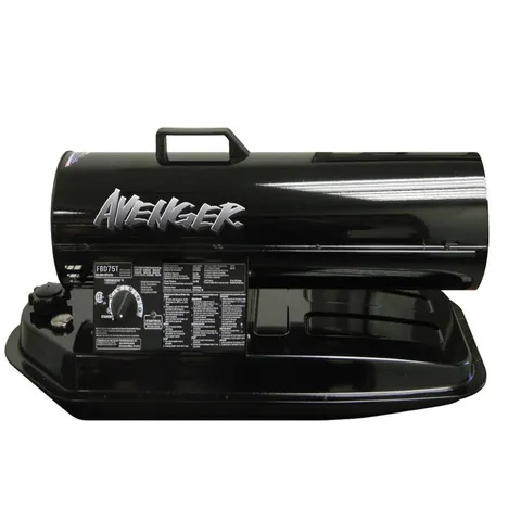 75,000 BTU Forced Air Multi Fuel Portable Heater