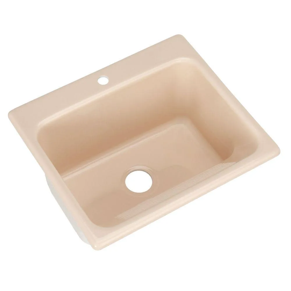 Kensington Drop-In Acrylic 25 in. 1-Hole Single Bowl Utility Sink in White, photo 15 of 17