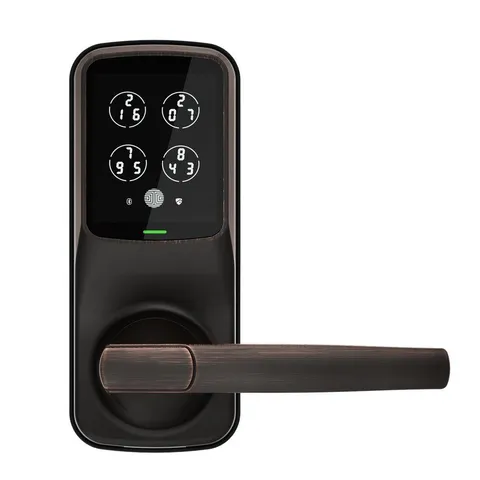 Secure Smart Touchscreen Keypad Door Latch Lock with Bluetooth
