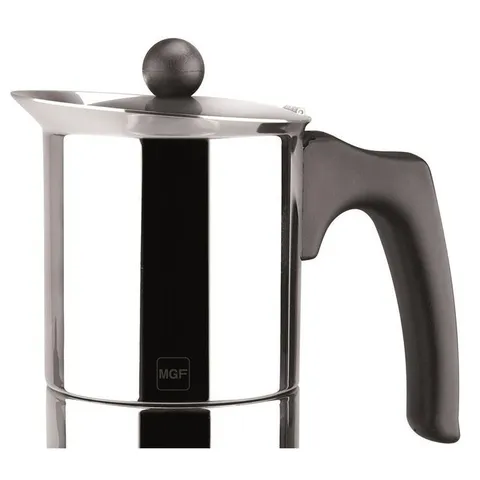 Genova 10-Cups Stainless Steel Espresso Coffee Maker