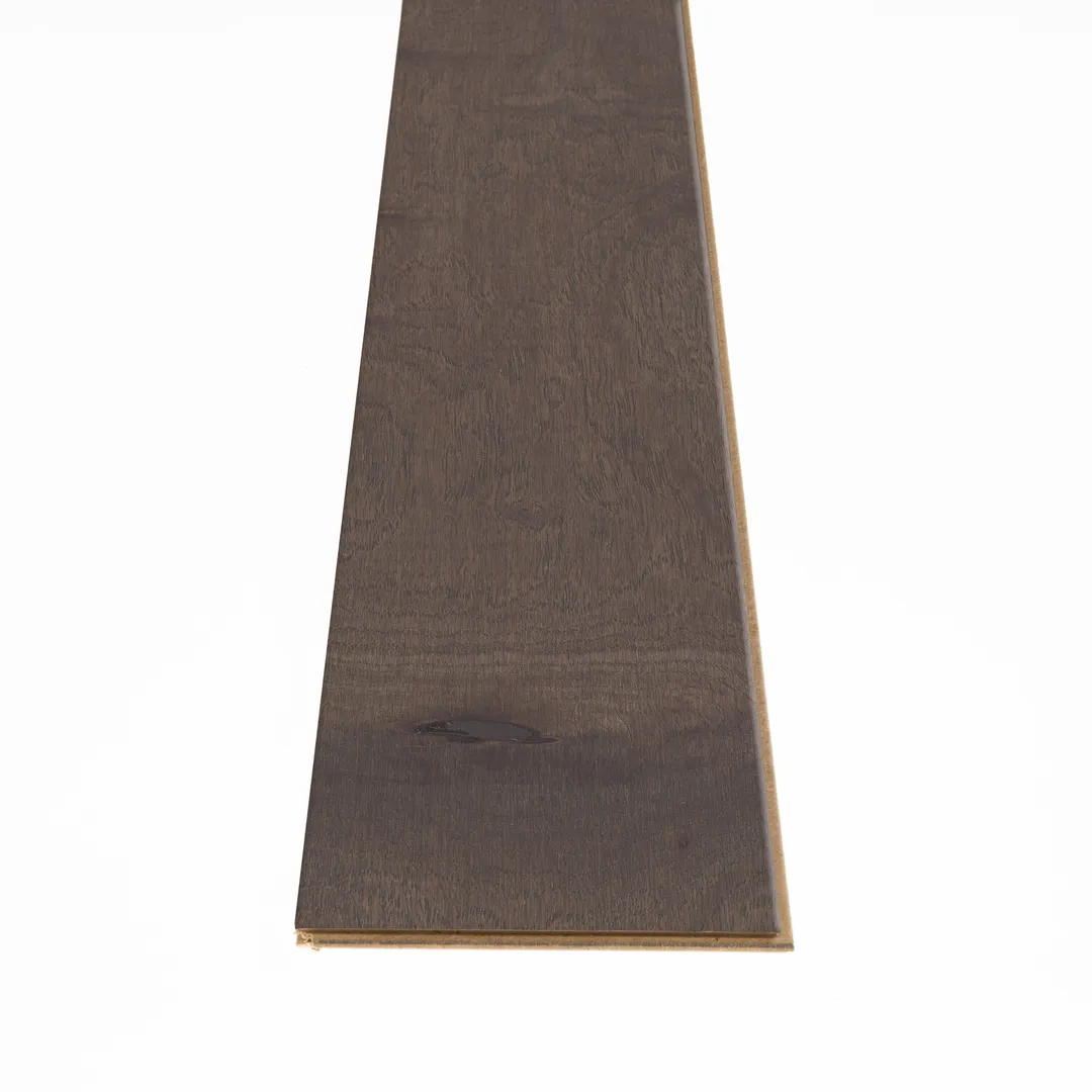 Shaw Tucker Creek Smooth/Traditional Riverstone Hickory 1/2-in T x 5-in W Water Resistant Smooth/Traditional Engineered Hardwood Flooring ( 19.72-sq ft / Carton ), photo 8 of 8