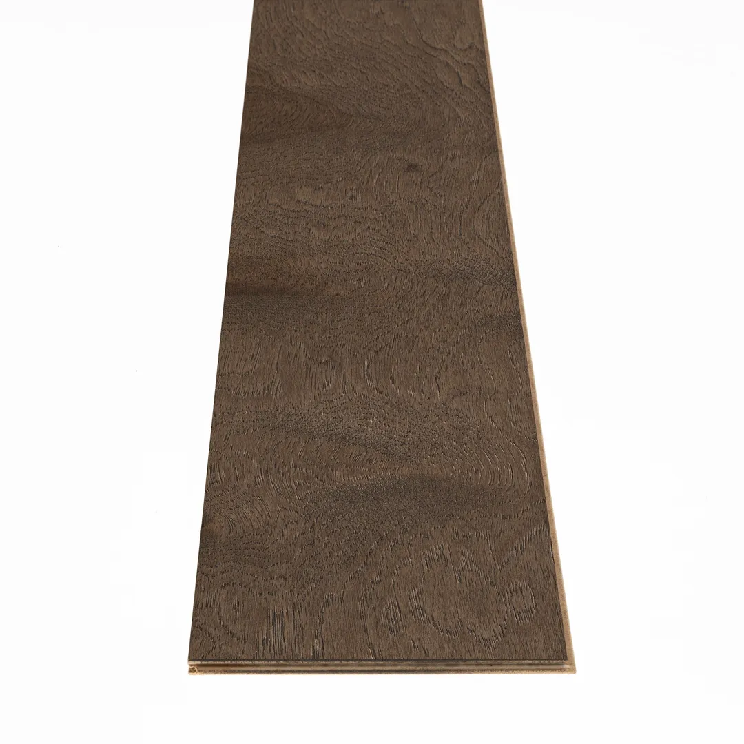 Shaw Oldham Plains 6.38 Davenport Hickory 3/8-in T x Variable W Water Resistant Wirebrushed Engineered Hardwood Flooring ( 30.48-sq ft / Carton ), photo 8 of 8
