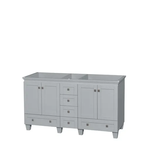 Acclaim Oyster Gray 59-in Bathroom Vanity Base