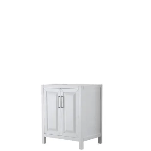 Daria 29-in White Vanity Base Cabinet