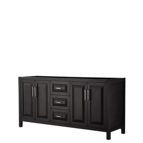 Daria 71-in Dark Espresso Bathroom Vanity Base Cabinet