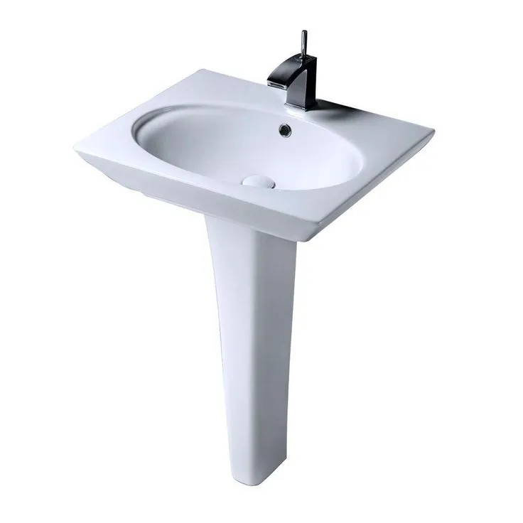 Barclay Products Aristocrat Pedestal Lavatory Combo Bathroom Sink in White, photo 2 of 2