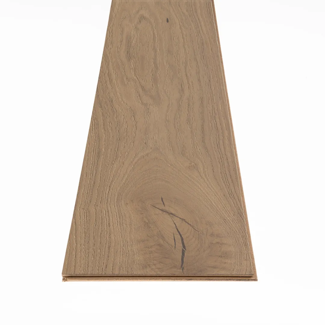 Shaw Balladry 7.5 Bedford White oak 5/8-in T x 7-1/2-in W Wirebrushed Engineered Hardwood Flooring ( 23.31-sq ft / Carton ), photo 5 of 7