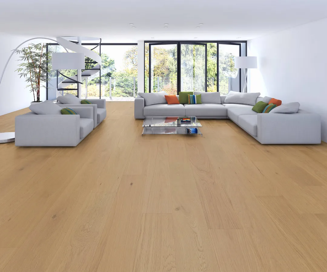 allen + roth Lakeview Victoria Oak 1/2-in T x 9-1/2-in W Wirebrushed Engineered Hardwood Flooring ( 34.1-sq ft / Carton ), photo 2 of 7