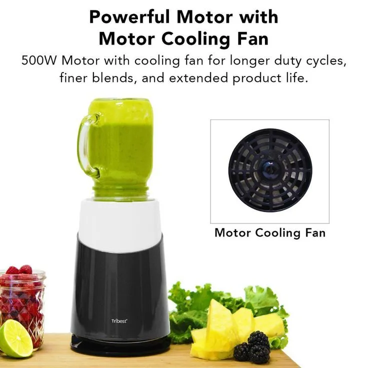 Mason Jar Ready Personal 24 oz. 1-Speed Grey Blender 2-Basic Pack, photo 2 of 7