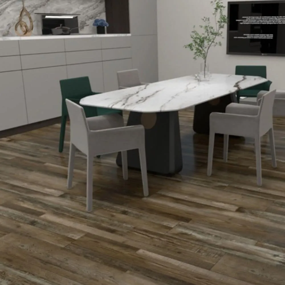 Deco Products HYDROSTOP 20-mil 7.1-in W x 48-in L Waterproof Interlocking Vinyl Plank, photo 30 of 48