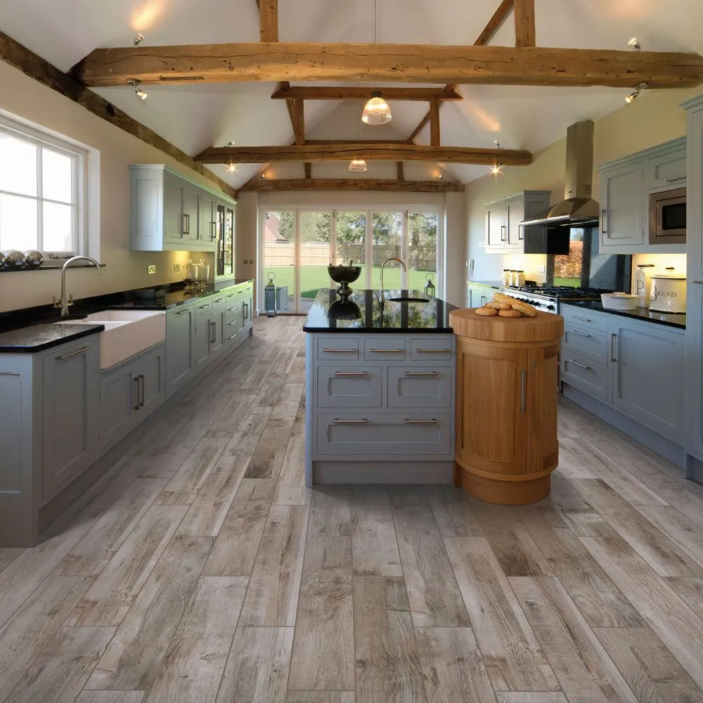 Deco Products HYDROSTOP 20-mil 7.1-in W x 48-in L Waterproof Interlocking Vinyl Plank, photo 31 of 48