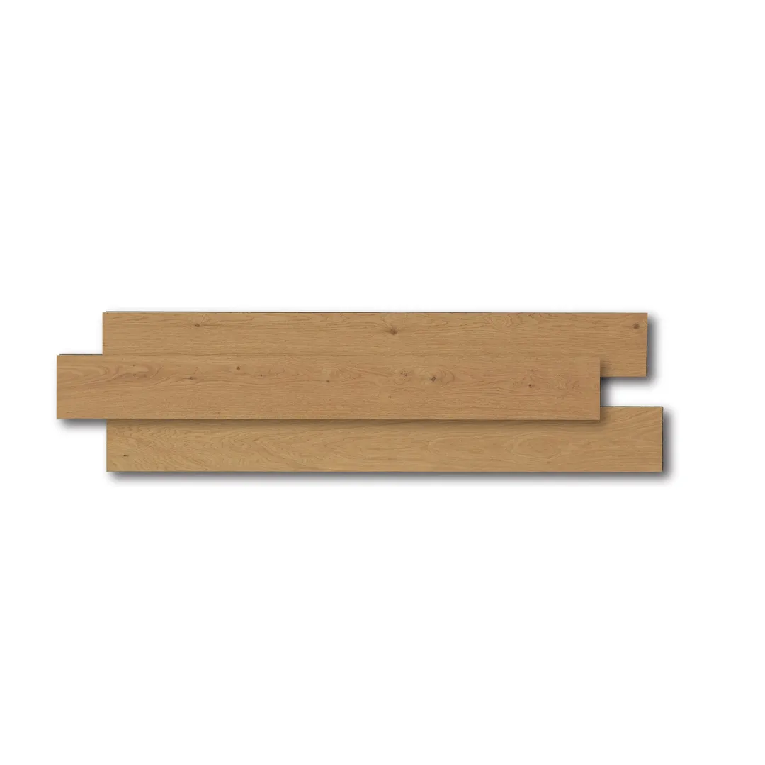 allen + roth Lakeview Superior Oak 1/2-in T x 9-1/2-in W Wirebrushed Engineered Hardwood Flooring ( 34.1-sq ft / Carton ), photo 7 of 7