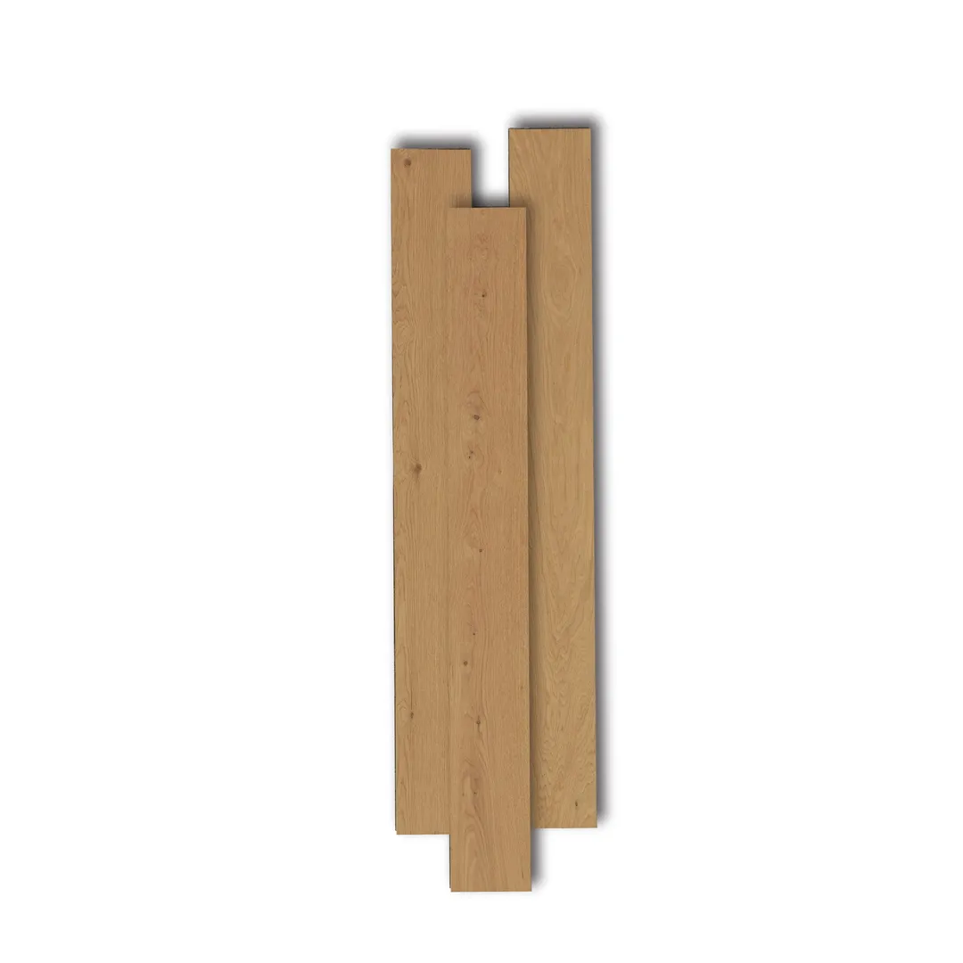 allen + roth Lakeview Superior Oak 1/2-in T x 9-1/2-in W Wirebrushed Engineered Hardwood Flooring ( 34.1-sq ft / Carton ), photo 6 of 7