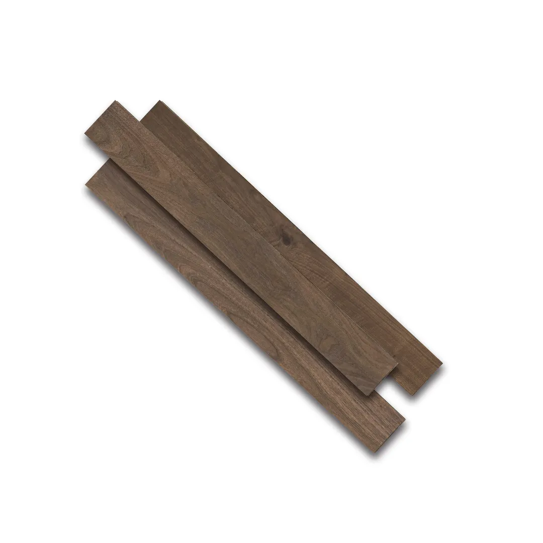 allen + roth Muenchen Walnut 1/2-in T x 5-in W Wirebrushed Engineered Hardwood Flooring ( 26.25-sq ft / Carton ), photo 7 of 8