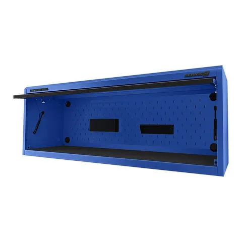 72 × 22 in Work Center Hutch, Series 3, Blue