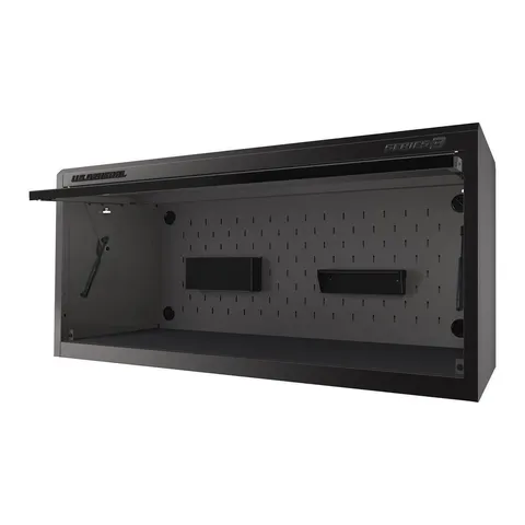 56 × 22 in Work Center Hutch, Series 3, Black
