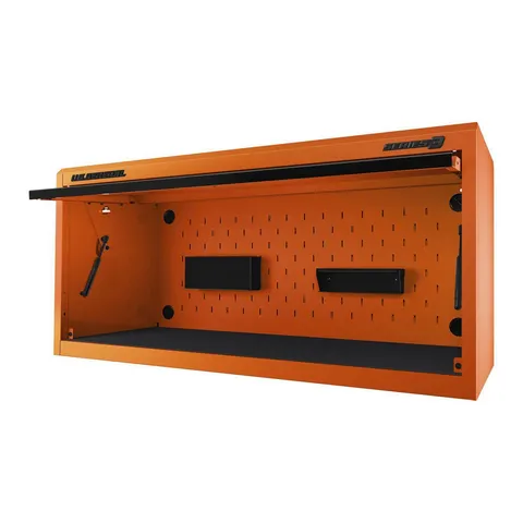 56 × 22 in Work Center Hutch, Series 3, Orange