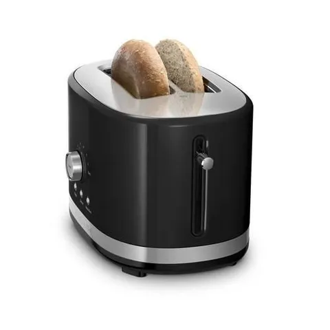 2-Slice Black Toaster