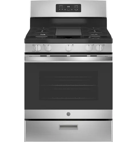 30 in. 5.0 cu. ft. Gas Range in Stainless Steel