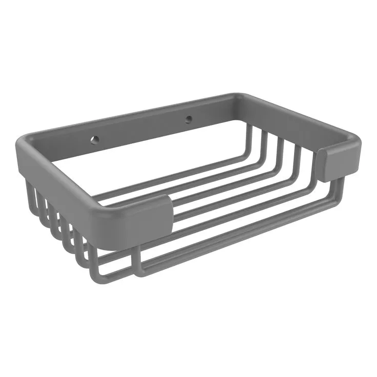 Allied Brass Rectangular Soap Basket in Antique Pewter, photo 4 of 8