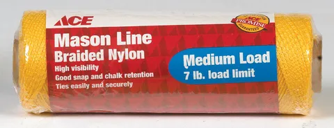 500 ft. Gold Braided Nylon Mason Line, Medium Load (7 lb limit)